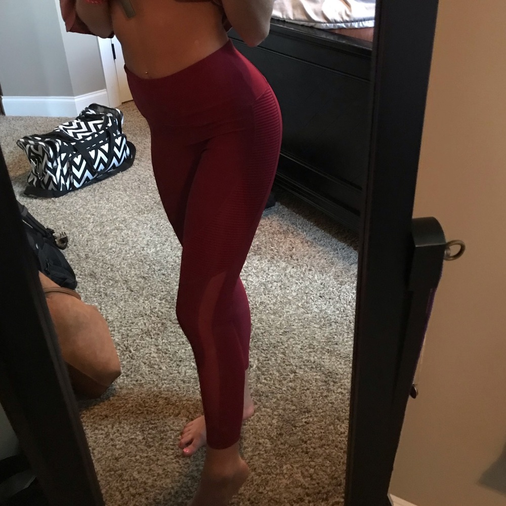 reebok mesh leggings!